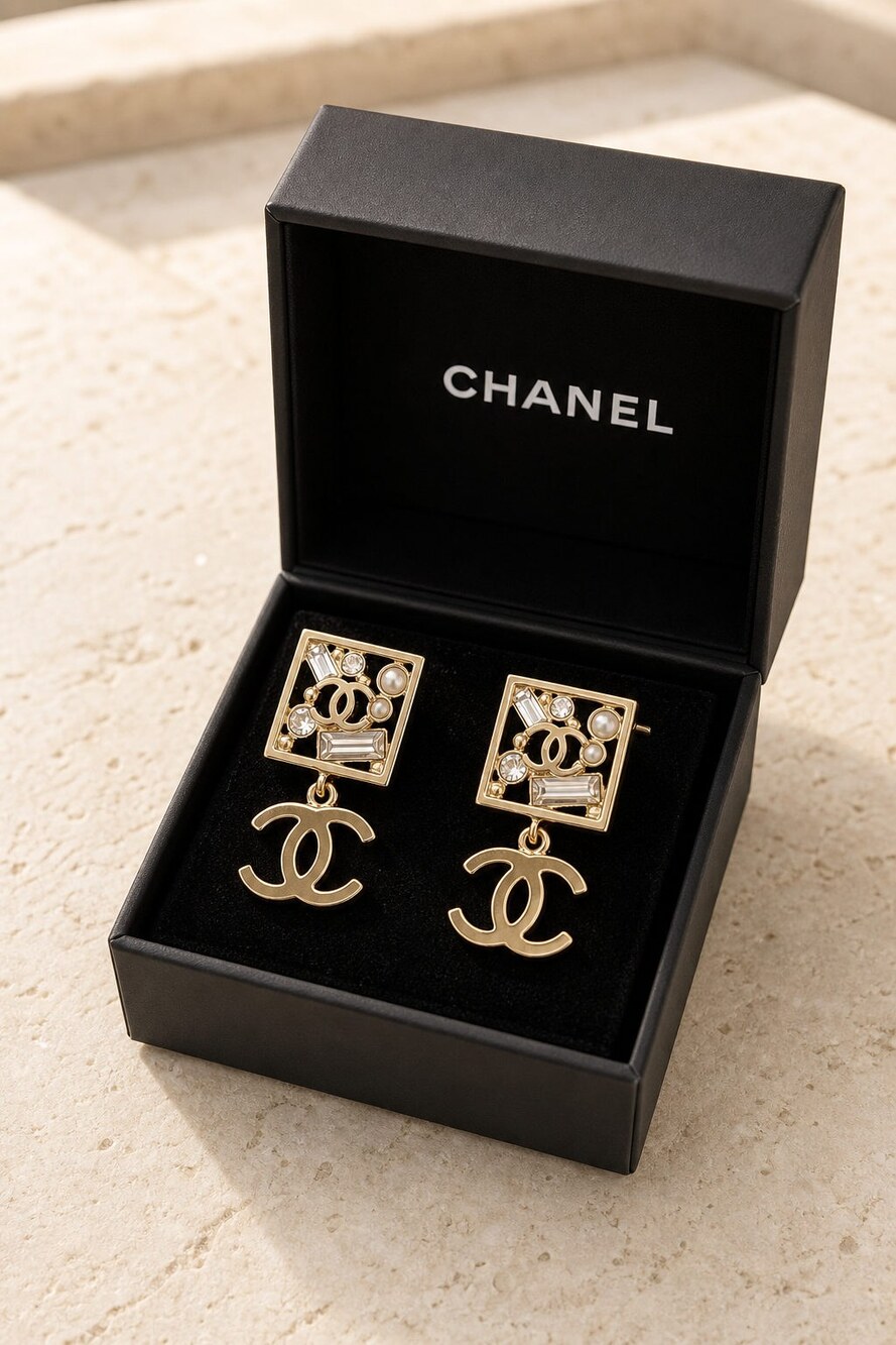 CHANEL Classic Parisian Earrings Style 18 | New with Box - Picture 2 of 9